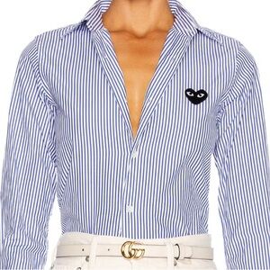 Play by Comme Des Garçons shirt striped L (fits like S)